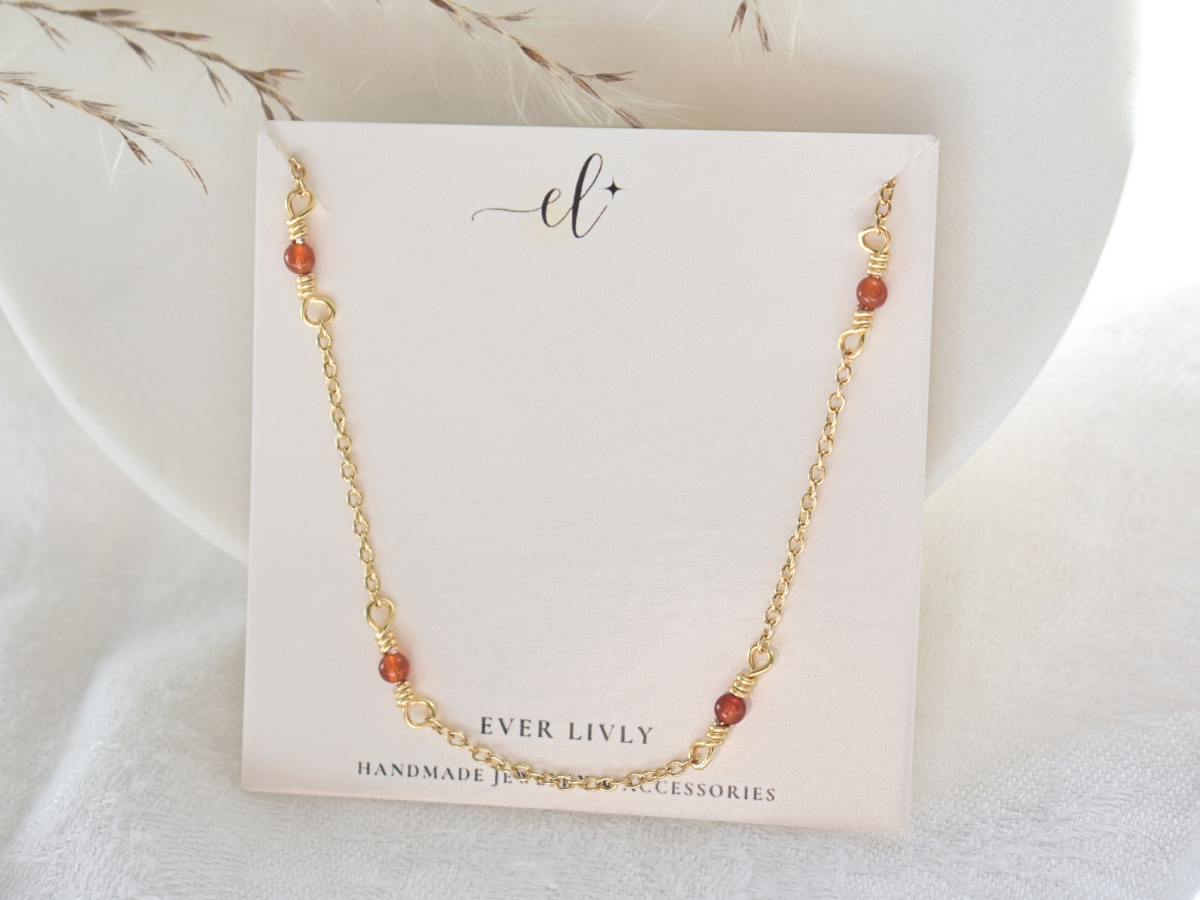Carnelian Nara Necklace