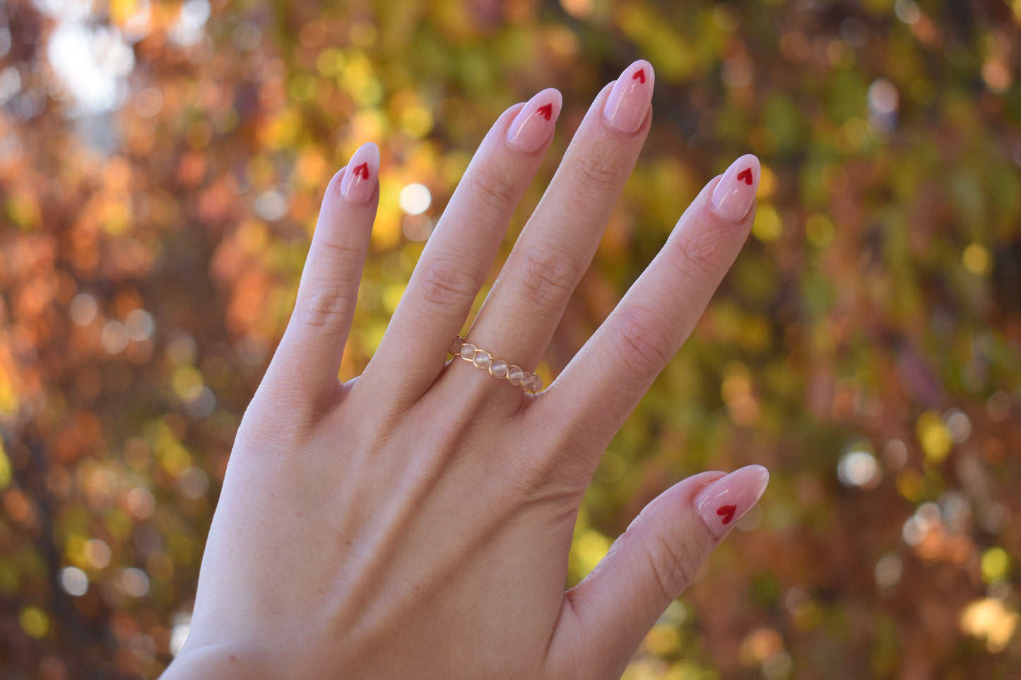 Clear Quartz Braided Ring