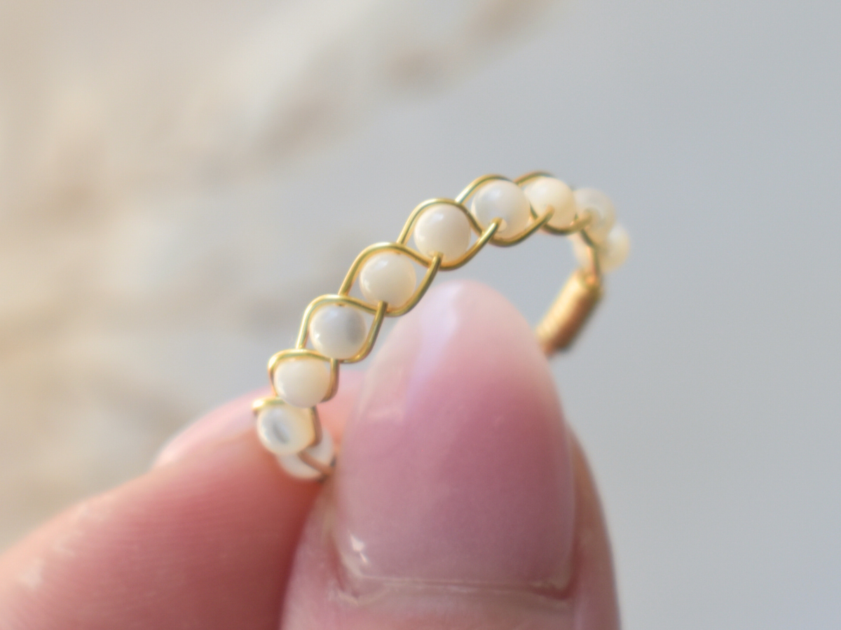Pearl Braided Ring
