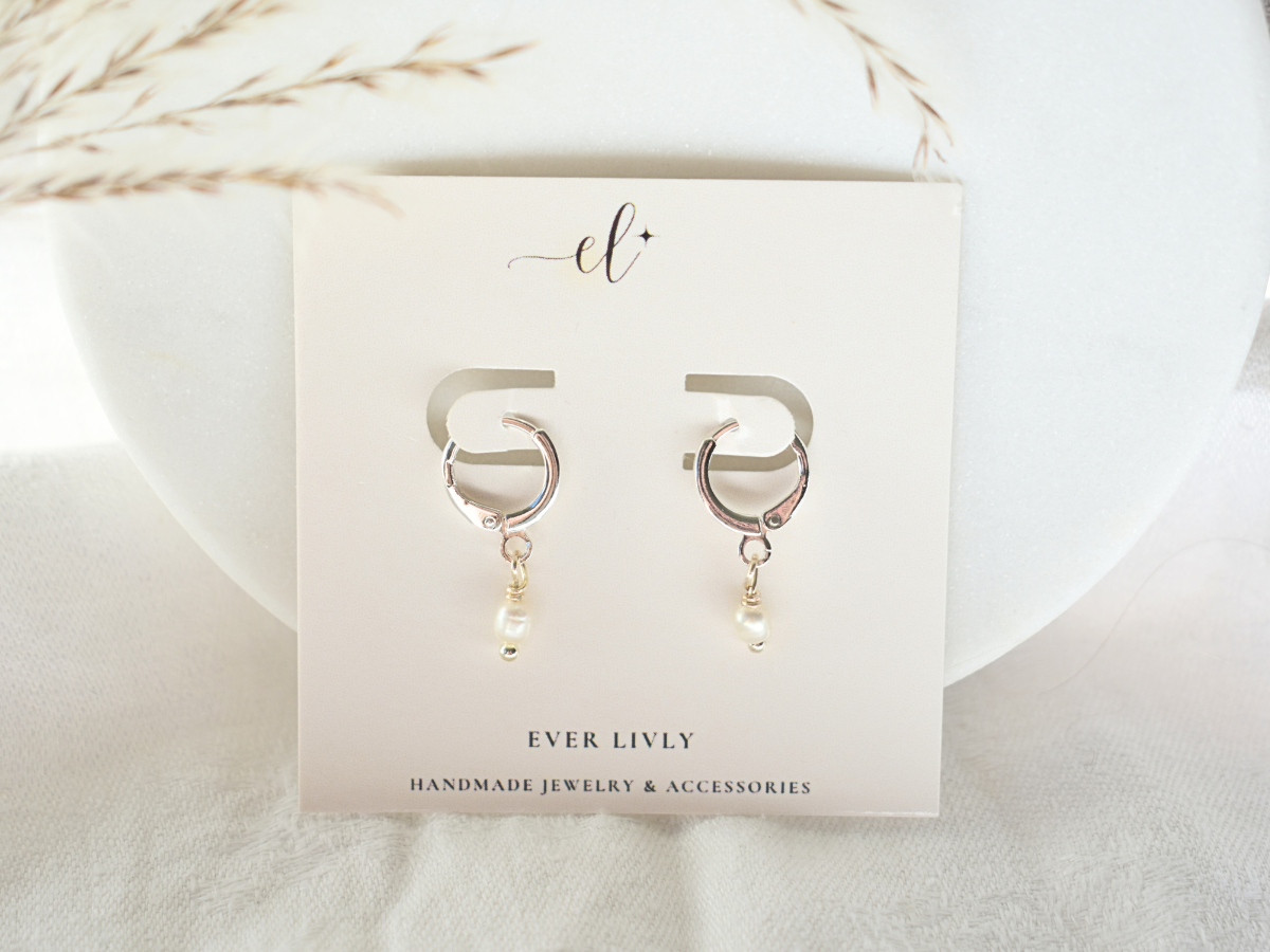 Dainty Pearl Earrings