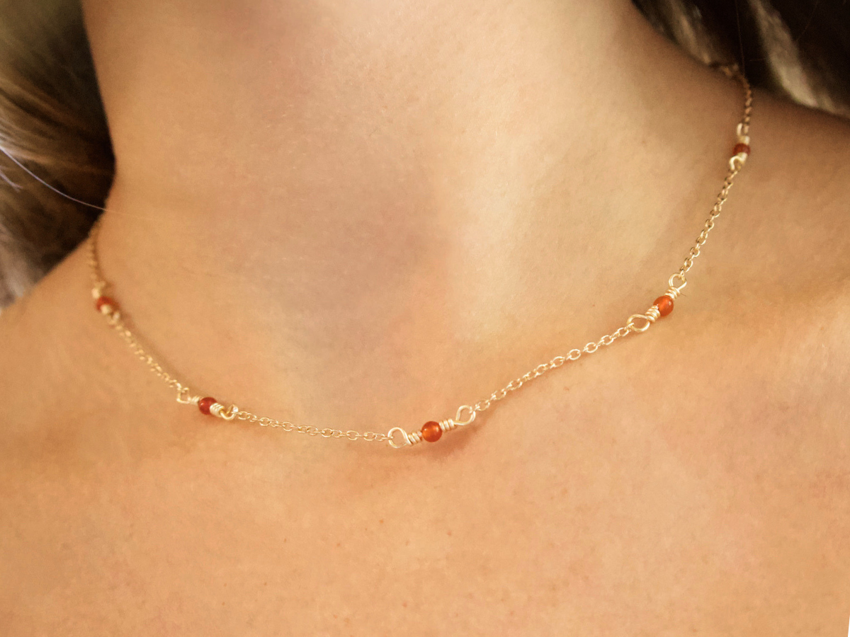 Carnelian Nara Necklace
