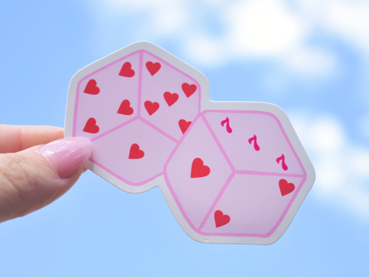 Lucky Dice Sticker
