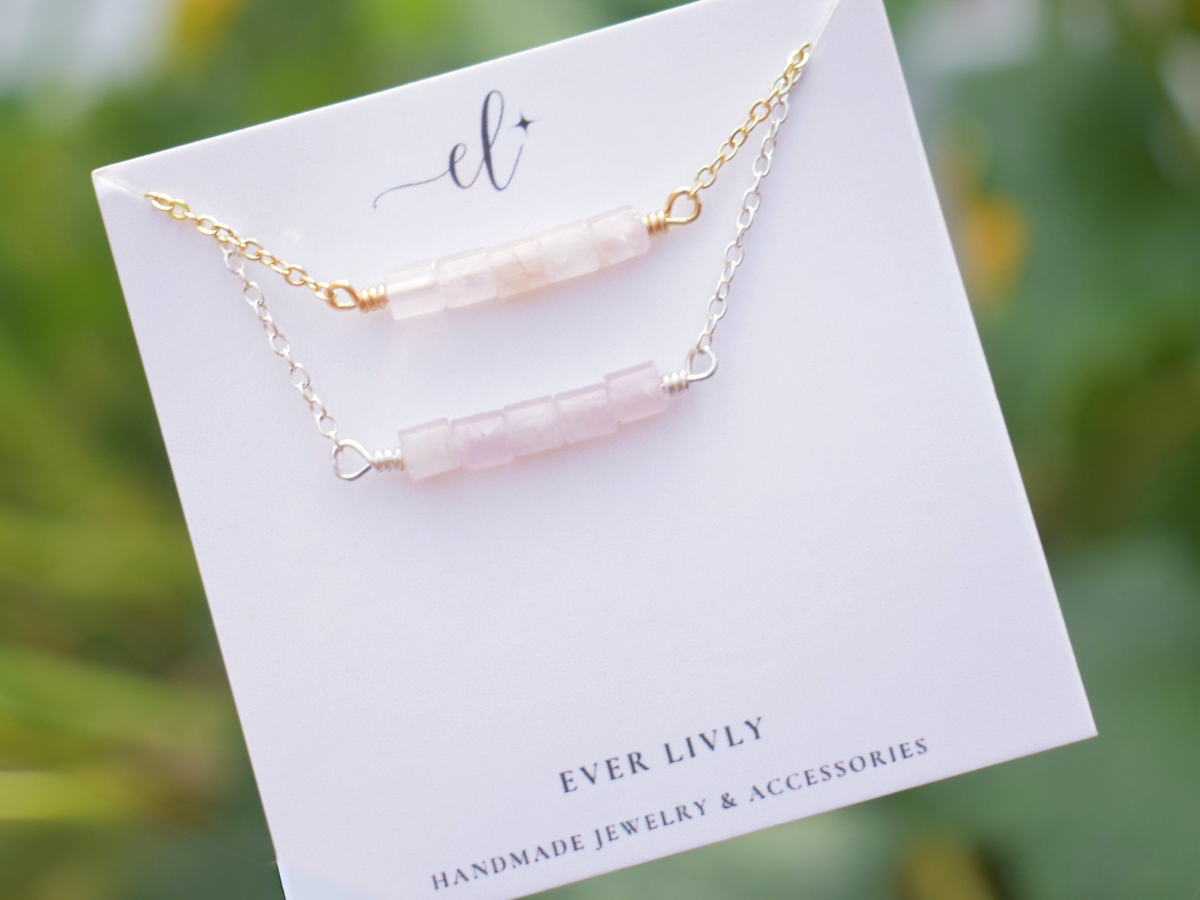 Rose Quartz Leia Bracelet