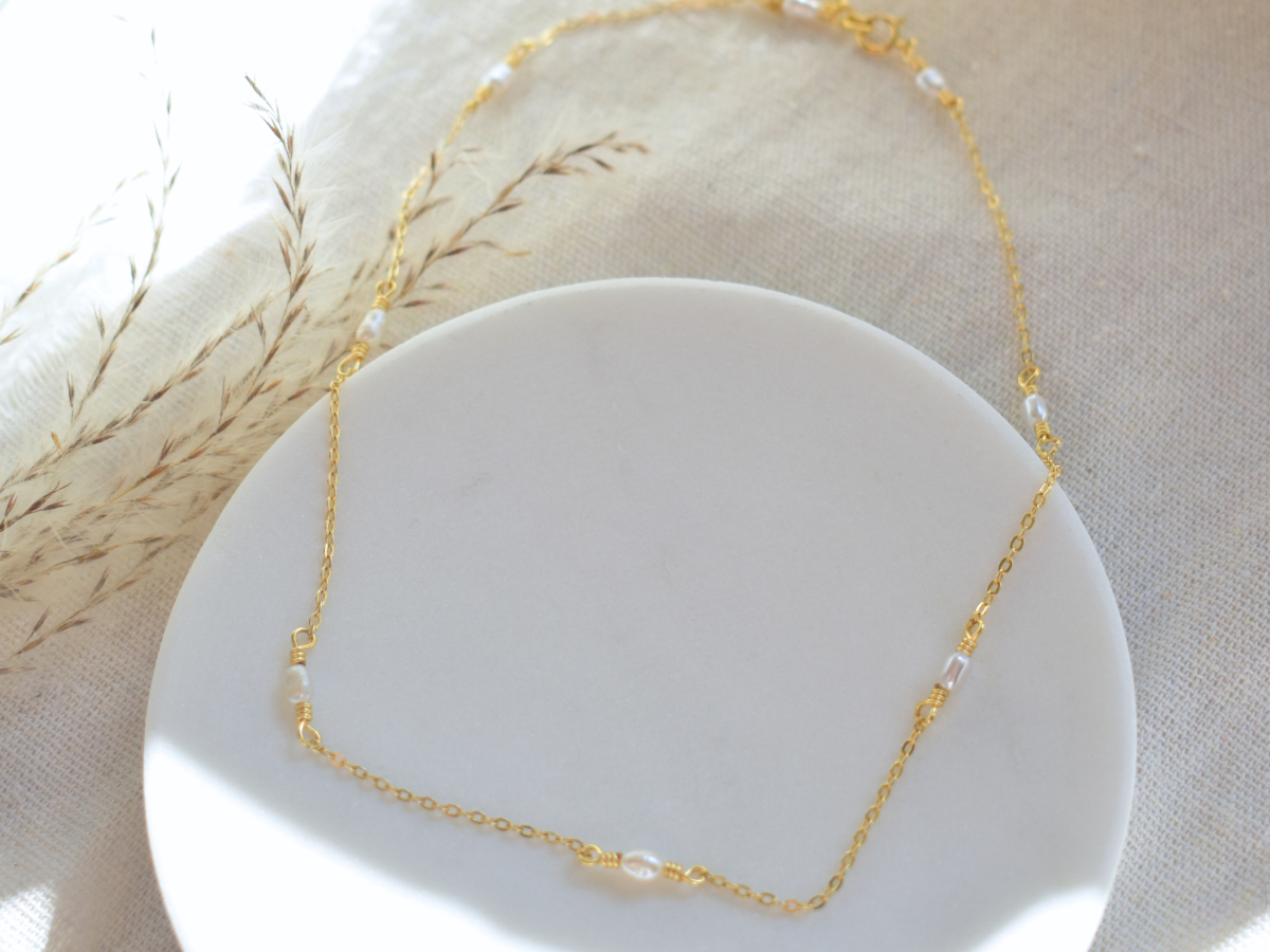 Pearl Linked Necklace