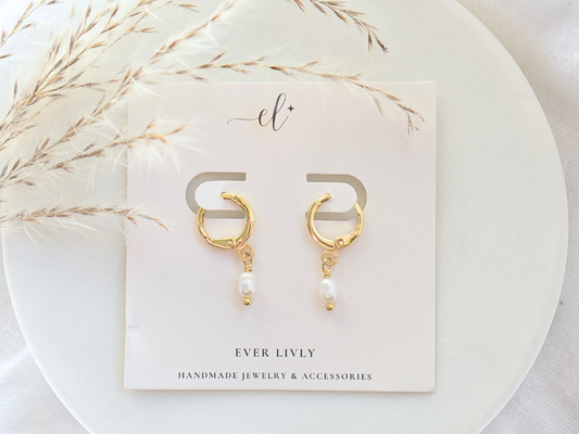 Dainty Pearl Earrings